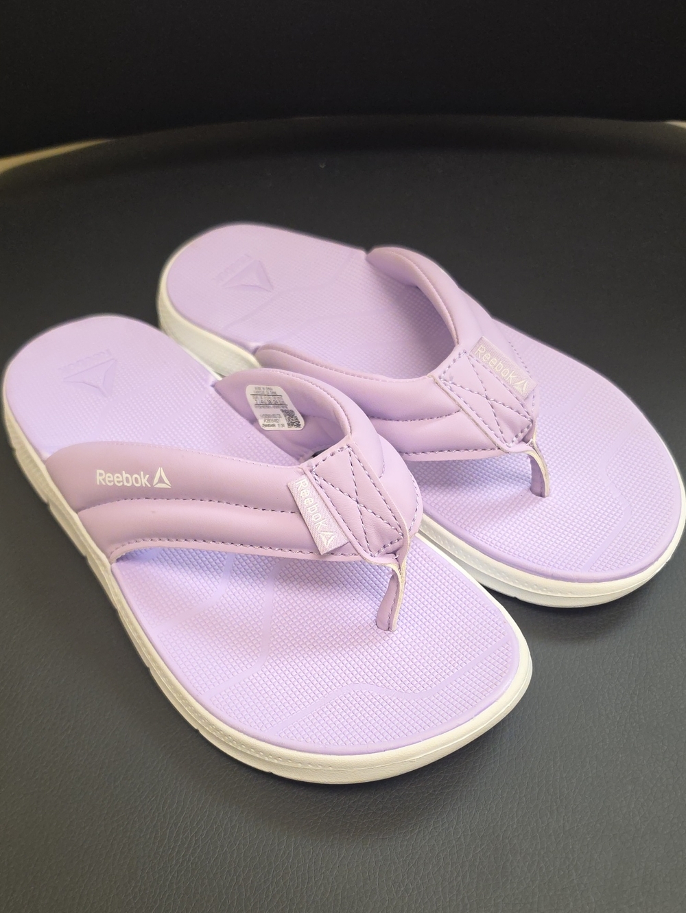 Reebok Lavender Foam Thong Sandals